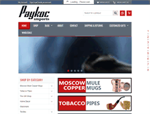 Tablet Screenshot of paykocimports.com